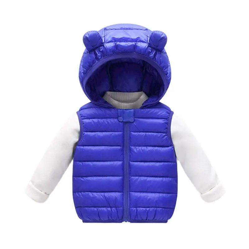 Hooded Child Waistcoat Children Outerwear Winter Coats Kids Clothes Warm Light Thin Cotton Boys Girls Vest For Age 1-6 Years Old
Hooded Child Waistcoat Children Outerwear Winter Coats Kids Clothes Warm Light Thin Cotton Boys Girls Vest For Age 1-6 Years Old