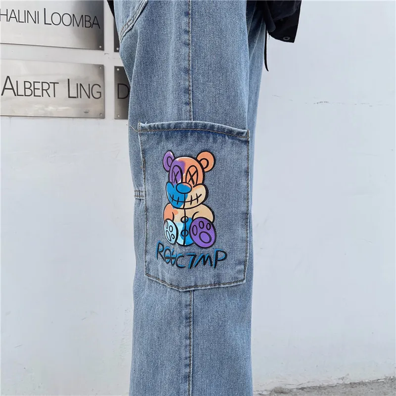 Women Jeans 2021 Spring Harajuku Streetwear High Waist Cartoon Denim Trousers Leisure Baggy Vintage Cute Femme Straight Pants
Women Jeans 2021 Spring Harajuku Streetwear High Waist Cartoon Denim Trousers Leisure Baggy Vintage Cute Femme Straight Pants