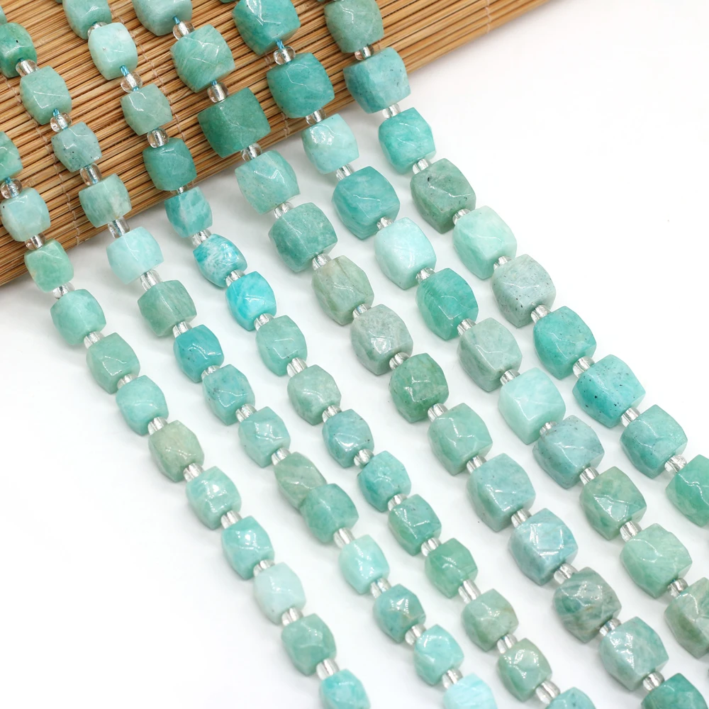 Hot Sale Natural Semi-precious Stone Amazonite Rectangular Bead Boutique Making DIY Fashion Charm Necklace Jewelry Gift
Hot Sale Natural Semi-precious Stone Amazonite Rectangular Bead Boutique Making DIY Fashion Charm Necklace Jewelry Gift