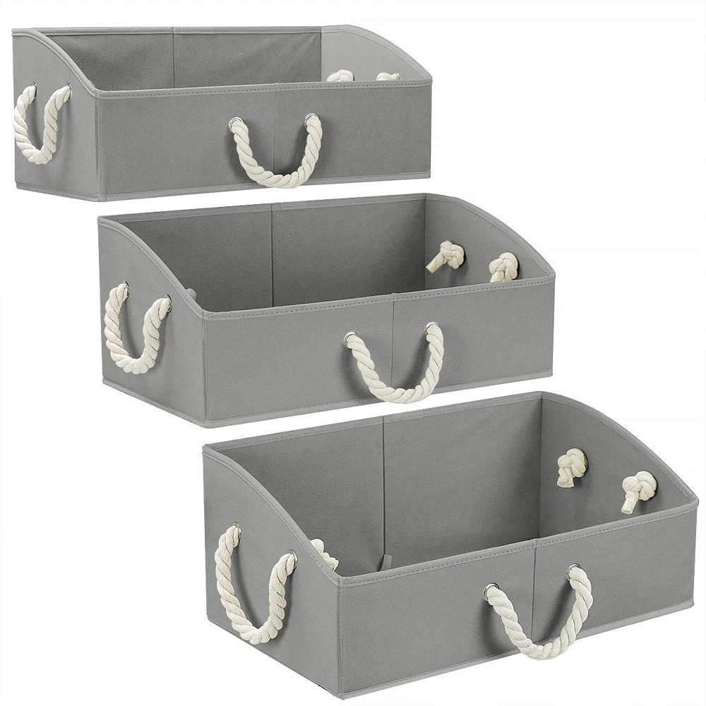 3 Pcs Multipurpose Storage Boxes With Handles Clothes Organizer Toys Books Storage Baskets Foldable Washable Closet Organizer
3 Pcs Multipurpose Storage Boxes With Handles Clothes Organizer Toys Books Storage Baskets Foldable Washable Closet Organizer