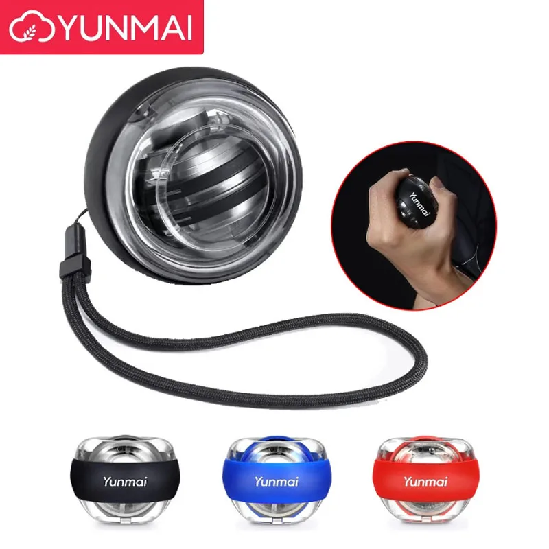 Yunmai LED Wrist Ball Super Gyroscope with Lanyard Gyro Arm Force Trainer Muscle Relax Home Fitness Equipment From Xiaomi Youpin 
Yunmai LED Wrist Ball Super Gyroscope with Lanyard Gyro Arm Force Trainer Muscle Relax Home Fitness Equipment From Xiaomi Youpin