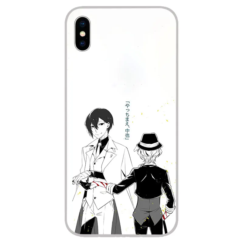 Мягкие силиконовые чехлы из ТПУ для собак Bungou Stray Dogs iPhone 11 Pro XS Max X XR 8 7 6S Plus 5s SE 4S