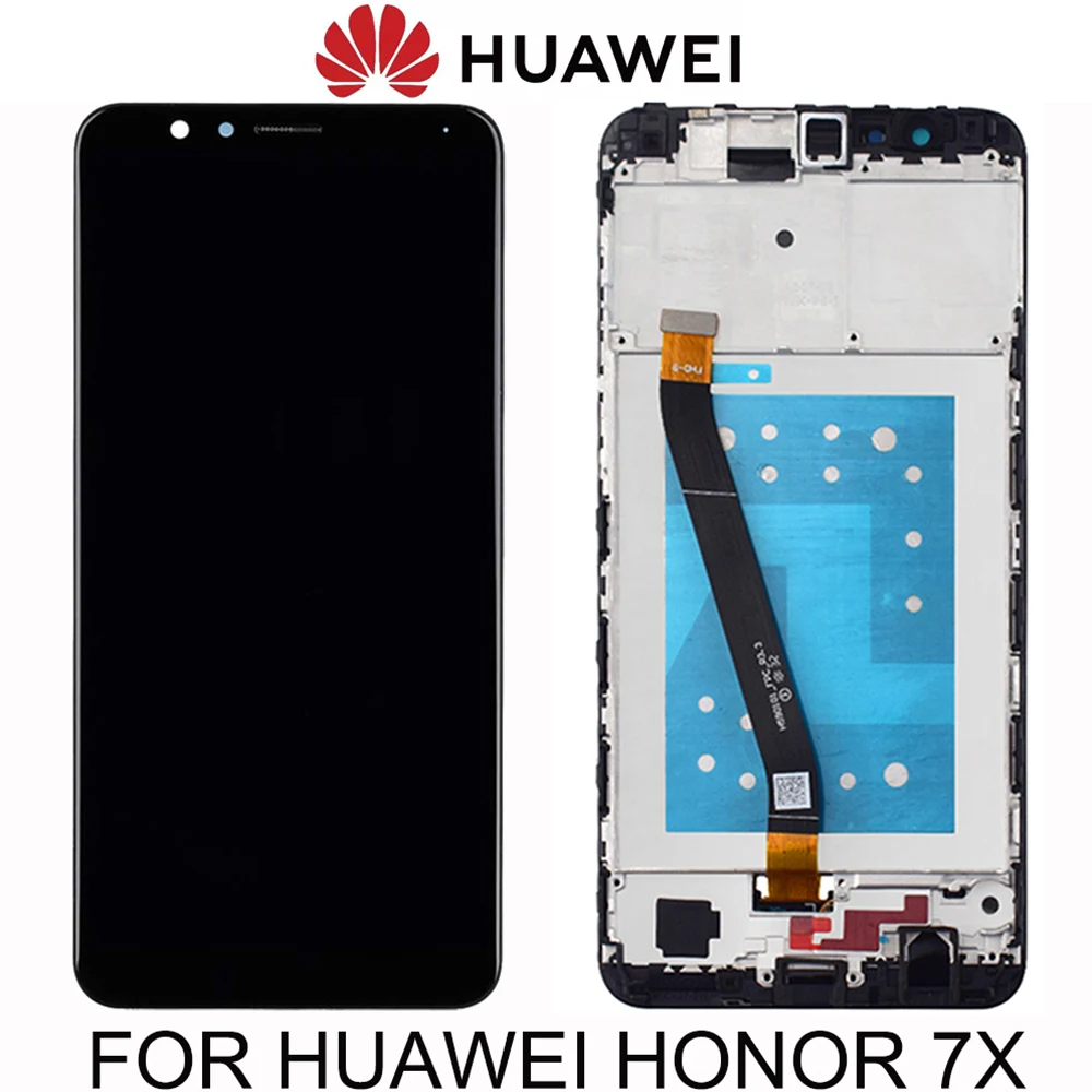 Дисплей 5 93 дюйма 1920x1080 Для HUAWEI Honor 7X сенсорный экран дигитайзер с рамкой для Huawei