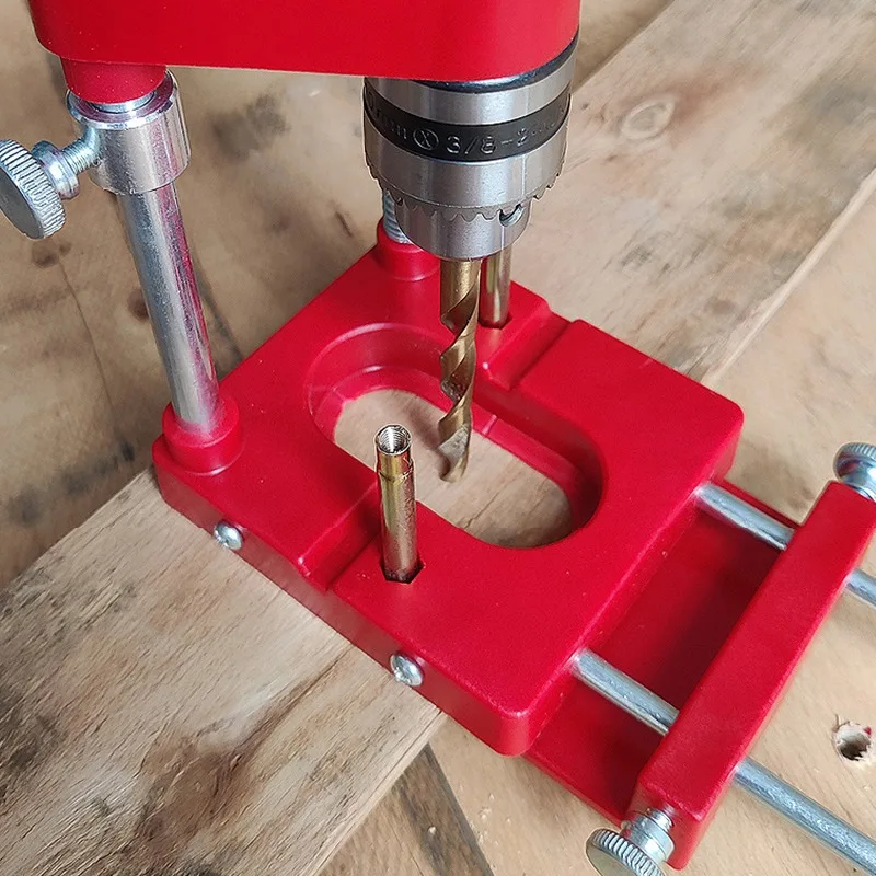 Woodworking Drill Locator Convenient Labor Saving Alloy Steel Woodworking Punch Locator Drilling Template Guide Tool For Home 
Woodworking Drill Locator Convenient Labor Saving Alloy Steel Woodworking Punch Locator Drilling Template Guide Tool For Home