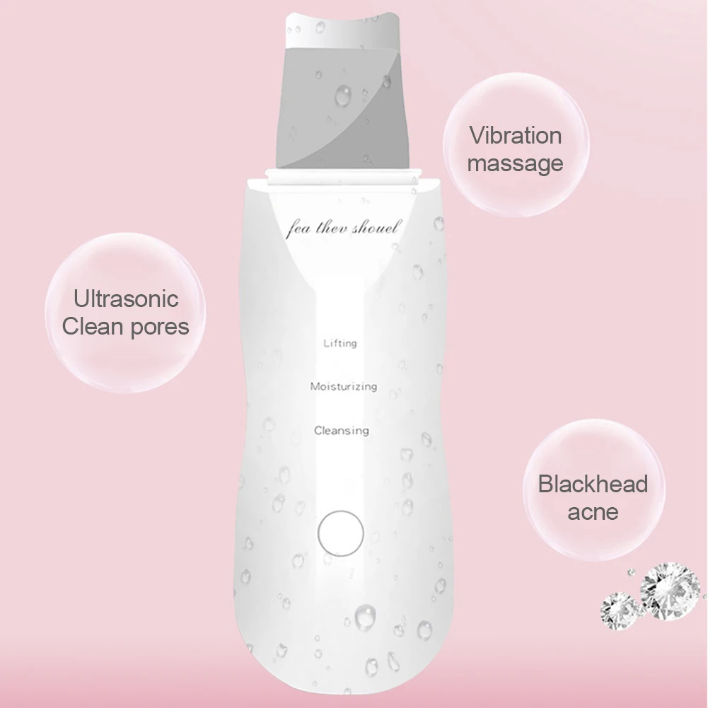Skin Scrubber Deep Facial Cleaner Shovel Spatula Not Ultrasonic Face Scrubber Peeling Blackhead Remover Lift Massager Tools
Skin Scrubber Deep Facial Cleaner Shovel Spatula Not Ultrasonic Face Scrubber Peeling Blackhead Remover Lift Massager Tools