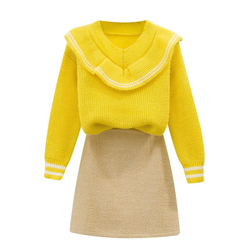 languid lazy student knit sweater suits sweet falbala plaid bust skirt of tall waist two-piece outfit autumn winter outfit
languid lazy student knit sweater suits sweet falbala plaid bust skirt of tall waist two-piece outfit autumn winter outfit
