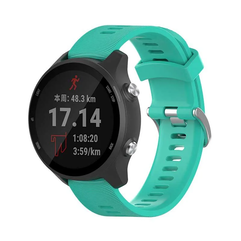 20 мм Красочный мягкий силиконовый ремень для TICWATCH 2 E C2 misfit vapor Смарт-часы ремешок