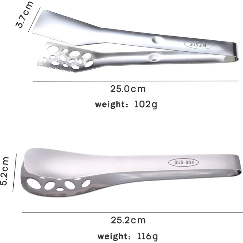 2PCS Kitchen Tongs, 10 Inch New Premium Heavy Duty Stainless Steel Tongs, Heat Resistant Locking Tongs, Multi-Purpose
2PCS Kitchen Tongs, 10 Inch New Premium Heavy Duty Stainless Steel Tongs, Heat Resistant Locking Tongs, Multi-Purpose