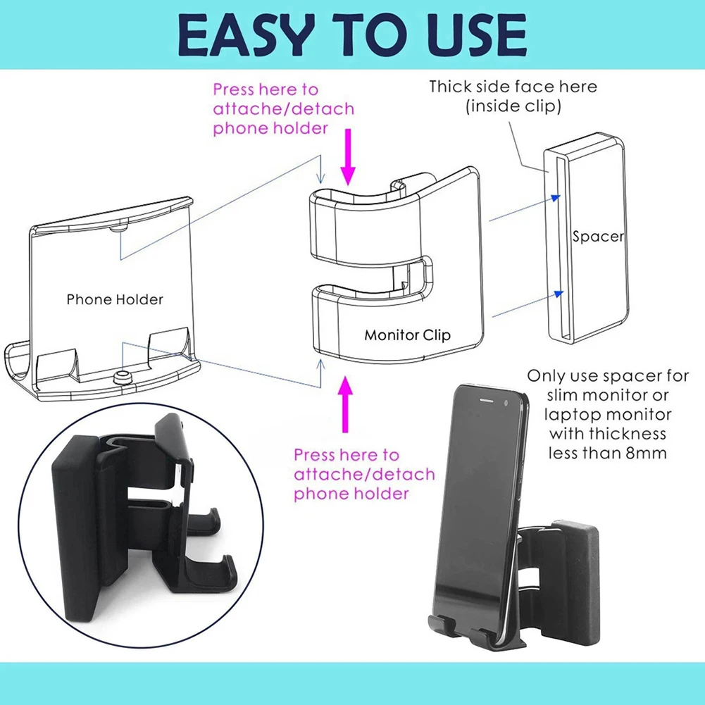 New Screen and Mobile Connecting Holder Laptop Multi-screen Interactive Stand Mobile Phone Bracket for Notebook Computer Phone
New Screen and Mobile Connecting Holder Laptop Multi-screen Interactive Stand Mobile Phone Bracket for Notebook Computer Phone