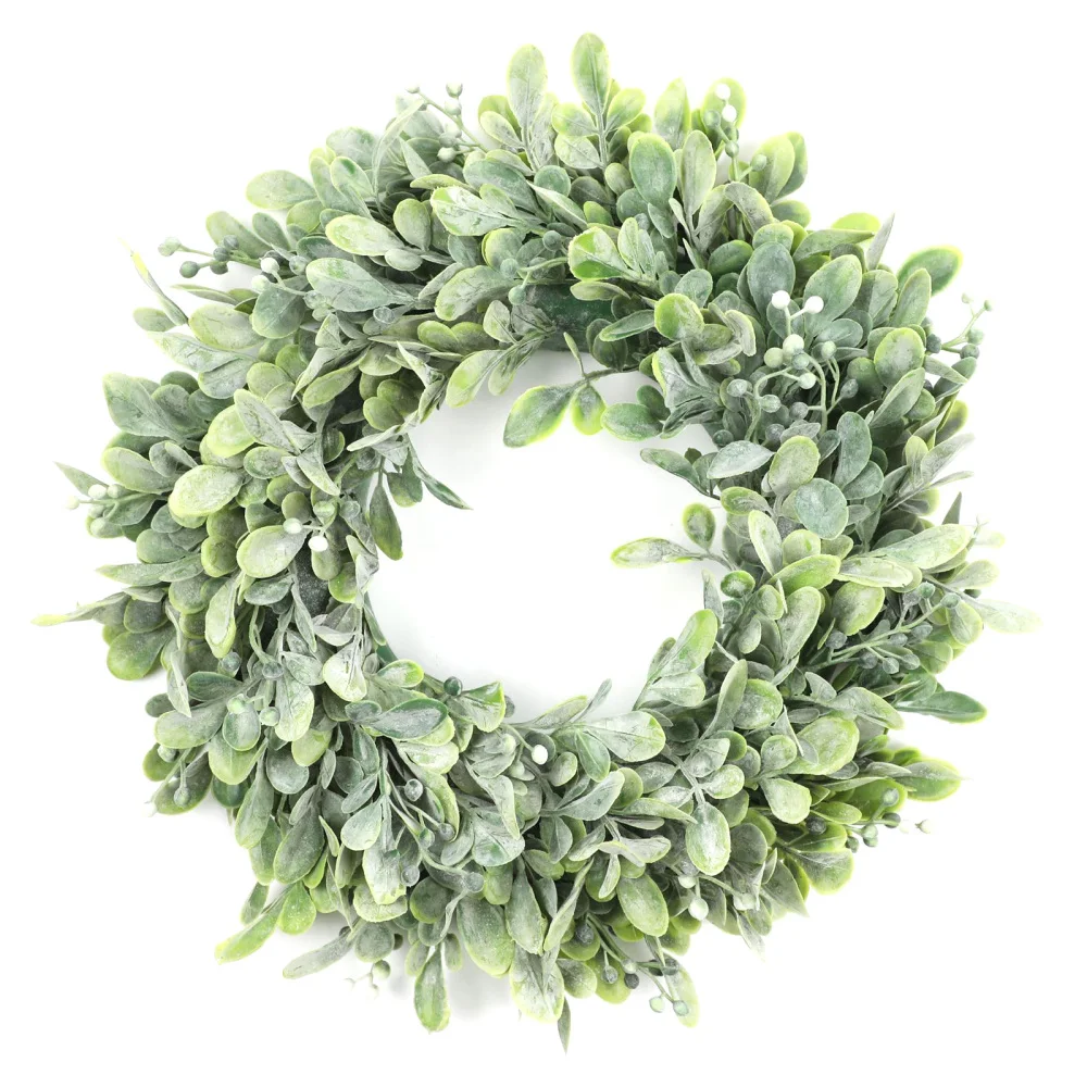 Artificial Wreath Dried Flowers The Simulation Grass Ring PVC Pine Gardening 30cm Door Decor Green Leaves Garland
Artificial Wreath Dried Flowers The Simulation Grass Ring PVC Pine Gardening 30cm Door Decor Green Leaves Garland