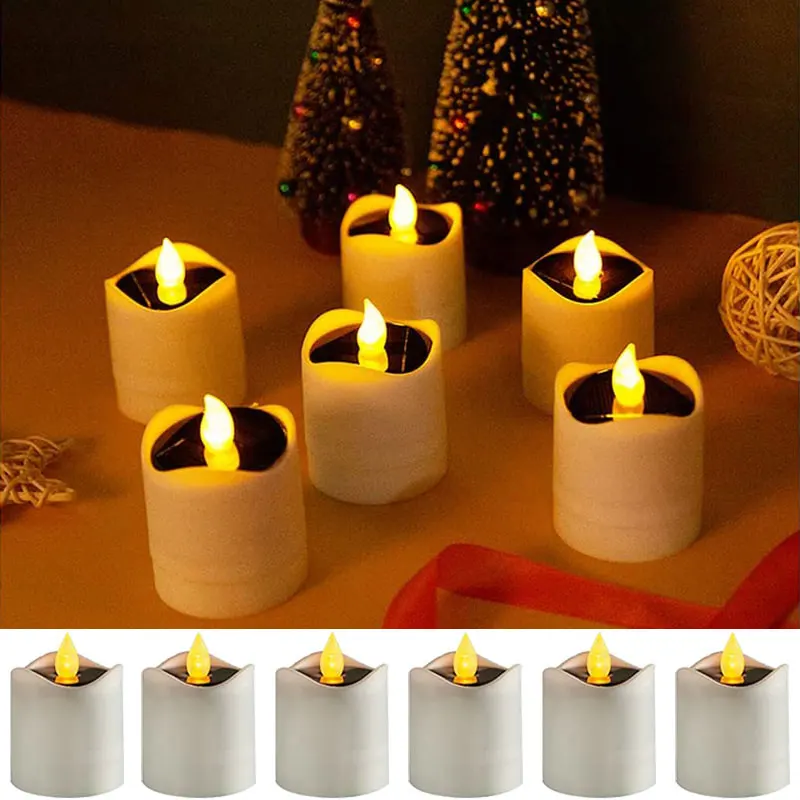 5pcs Solar Power Tea Light Waterproof Outdoor Candle Flameless Flicker Led Candles Light Garden Camping Party Lantern Home Decor
5pcs Solar Power Tea Light Waterproof Outdoor Candle Flameless Flicker Led Candles Light Garden Camping Party Lantern Home Decor
