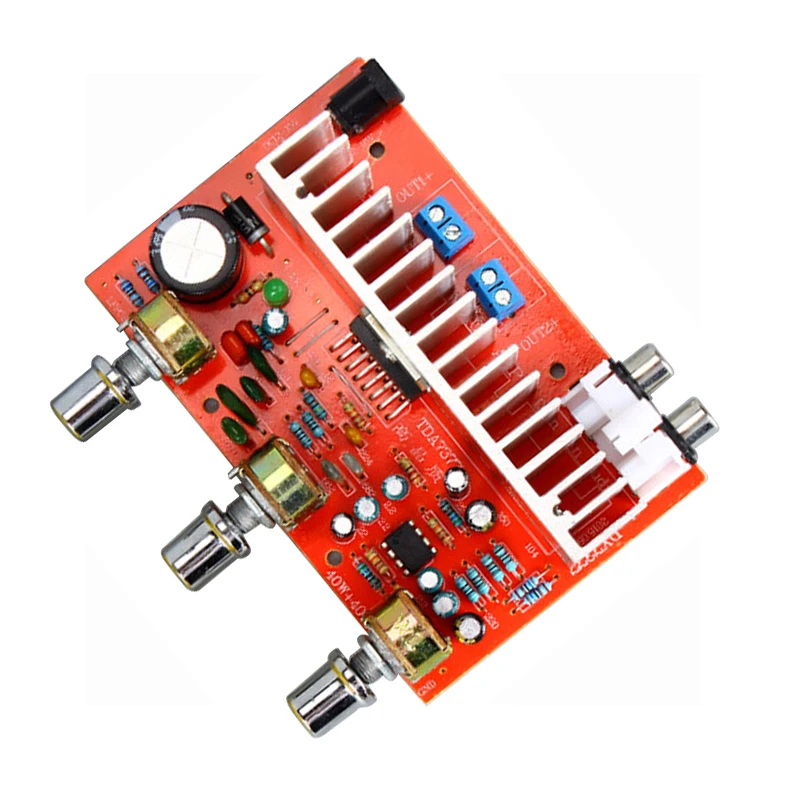 40W*2 amplifier board Digital Audio Amplifier Board Stereo amplifiers 2 Channels for Car DIY speaker DC 12V-15V TDA7377 E5-005
40W*2 amplifier board Digital Audio Amplifier Board Stereo amplifiers 2 Channels for Car DIY speaker DC 12V-15V TDA7377 E5-005
