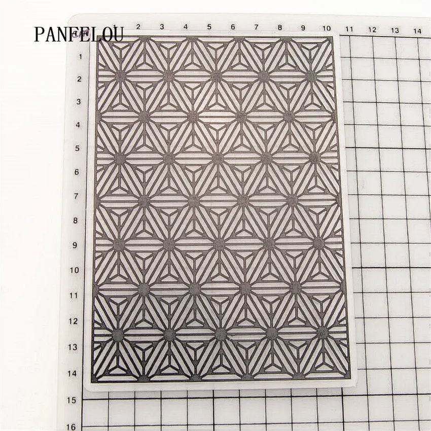 PANFELOU 10 5x14 8 алмазные Звездные папки для тиснения пластика скрапбукинга DIY шаблон