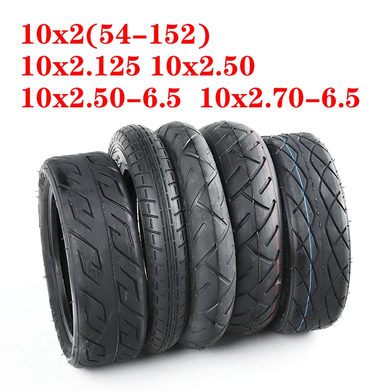 

10 intch Inner Outer Tire10x2 10x2.125 10x2.50Tyre 10x2.50-6.5 10x2.70-6.5Vacuum Tubeless for Electric Scooter Balancing parts