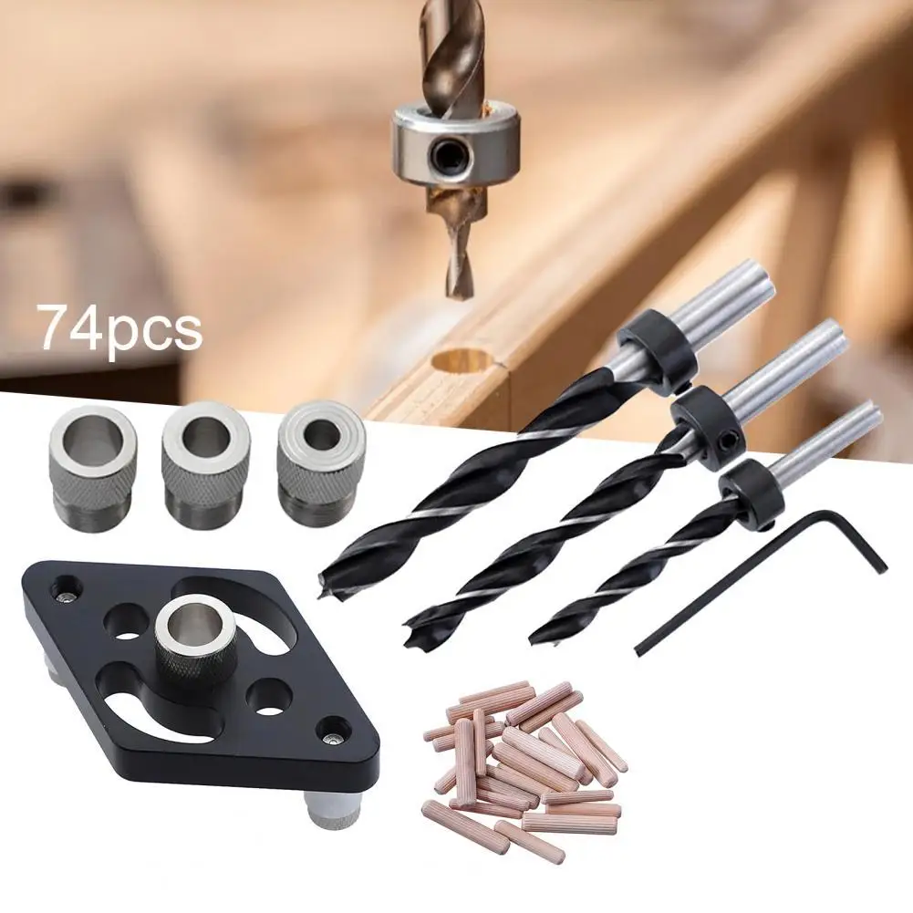 74Pcs Universal Hole Drilling Guide High Precision Convenient to Use Accessories Anti-corrosion Drilling Locator for DIY
74Pcs Universal Hole Drilling Guide High Precision Convenient to Use Accessories Anti-corrosion Drilling Locator for DIY