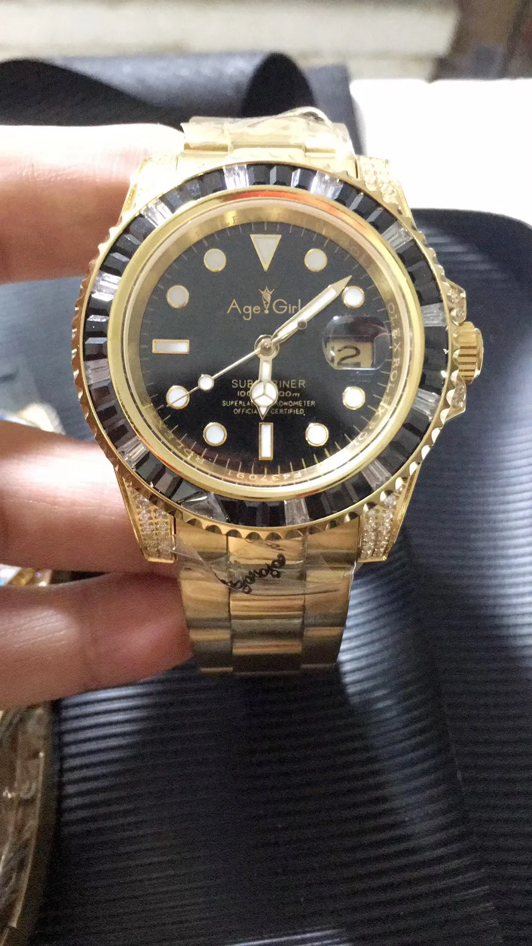 Classic New Men Automatic Mechanical Waterproof Black Yellow Gold Diamond Blue Rainbow Stainless Steel Sapphire Watch AAA+
Classic New Men Automatic Mechanical Waterproof Black Yellow Gold Diamond Blue Rainbow Stainless Steel Sapphire Watch AAA+