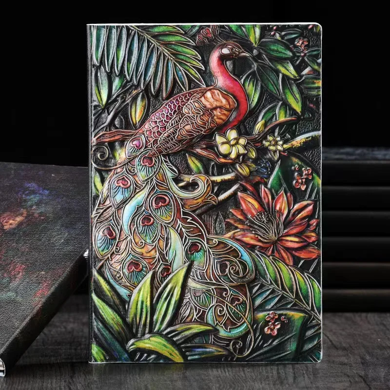 Vintage Anaglyph Gilding Diary European Notebook Journals Handcraft Embossed Leather Bible Book Travel Planner Office Notepad
Vintage Anaglyph Gilding Diary European Notebook Journals Handcraft Embossed Leather Bible Book Travel Planner Office Notepad