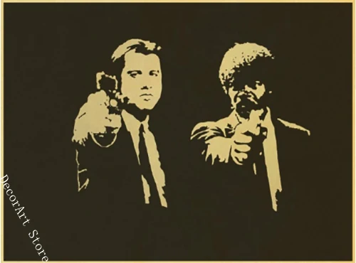 Quentin Pulp Fiction Movie Film Canvas Painting Vintage Wall Picture Kraft Poster Coated Wall Stickers Home Decoration Gift
Quentin Pulp Fiction Movie Film Canvas Painting Vintage Wall Picture Kraft Poster Coated Wall Stickers Home Decoration Gift