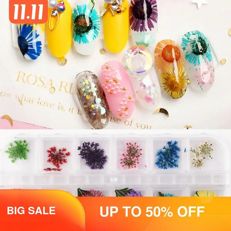 Real Dried Pressed Flowers Nail Gel Art Decorative Set Babysbreath Flower Manicure Debate Nail Professional Art Kids With Case
Real Dried Pressed Flowers Nail Gel Art Decorative Set Babysbreath Flower Manicure Debate Nail Professional Art Kids With Case