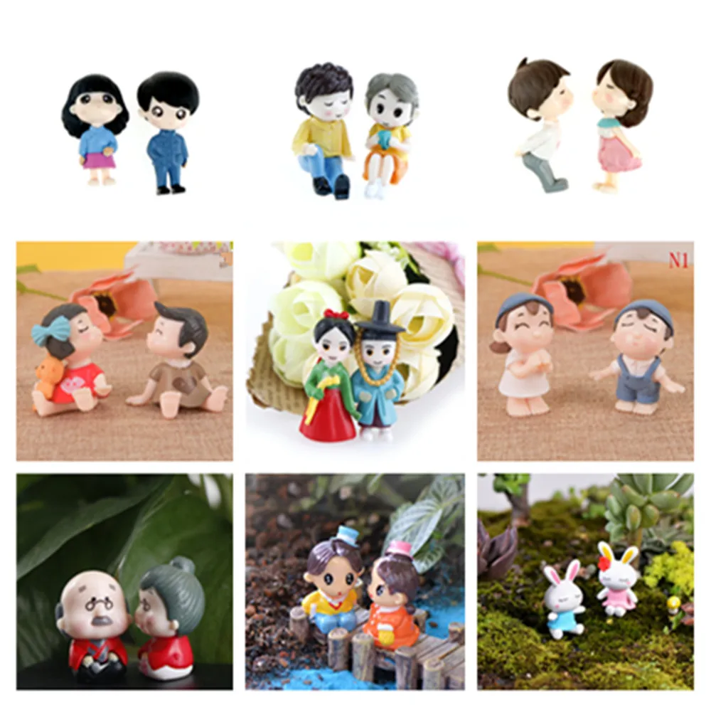 1/2PCS Popular Lover Figurines Wedding Doll Miniatures Couple models Fairy Garden home decor baby toy DIY accessories
1/2PCS Popular Lover Figurines Wedding Doll Miniatures Couple models Fairy Garden home decor baby toy DIY accessories