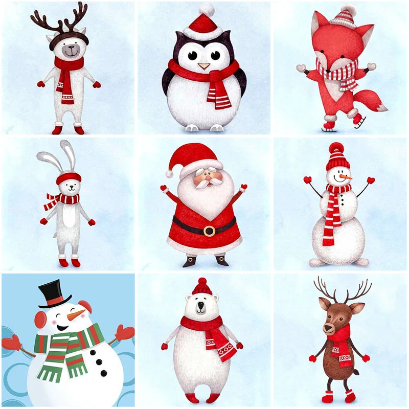 DIY 5D Diamond Painting Cartoon Diamond Embroidery Santa Claus Cross Stitch Full Round Drill Resin Mosaic Handmade Christma Gift
DIY 5D Diamond Painting Cartoon Diamond Embroidery Santa Claus Cross Stitch Full Round Drill Resin Mosaic Handmade Christma Gift