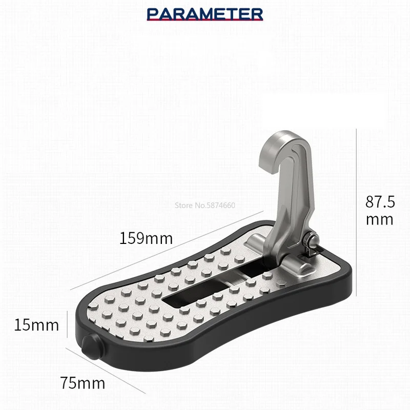 Universal Foldable Auxiliary Pedal Roof Pedal Foldable Car Vehicle Folding Stepping Ladder Foot Pegs Easy Access Car Accessorie
Universal Foldable Auxiliary Pedal Roof Pedal Foldable Car Vehicle Folding Stepping Ladder Foot Pegs Easy Access Car Accessorie