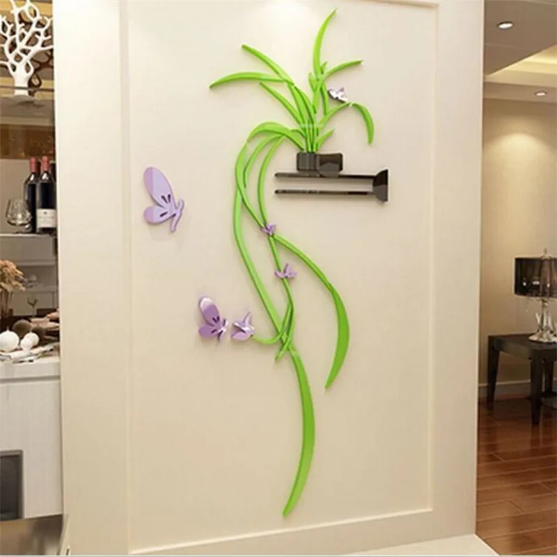 Acrylic DIY 3D flower wall stickers hanging orchid bedroom porch living room sofa background wall decoration mirror wall sticker
Acrylic DIY 3D flower wall stickers hanging orchid bedroom porch living room sofa background wall decoration mirror wall sticker