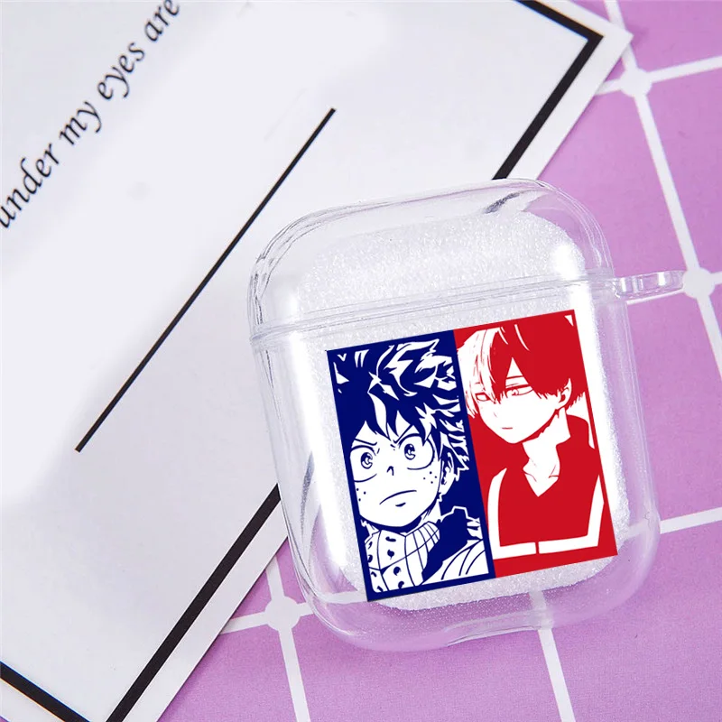 Cute Anime My Hero Academia Clear Headphone Case For Apple Airpods 1/2 Shockproof Silicone Protection Earphone Cover Accessories
Cute Anime My Hero Academia Clear Headphone Case For Apple Airpods 1/2 Shockproof Silicone Protection Earphone Cover Accessories
