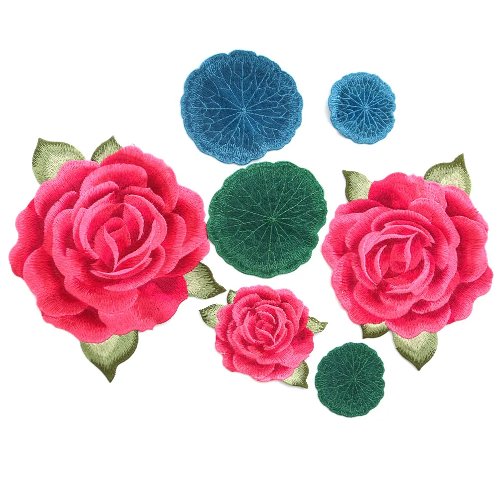 Fine Peony lotus embroidered Patches for Clothing sew on Embroidery backpack Clothing Applique iron on parches Decoration Badge
Fine Peony lotus embroidered Patches for Clothing sew on Embroidery backpack Clothing Applique iron on parches Decoration Badge