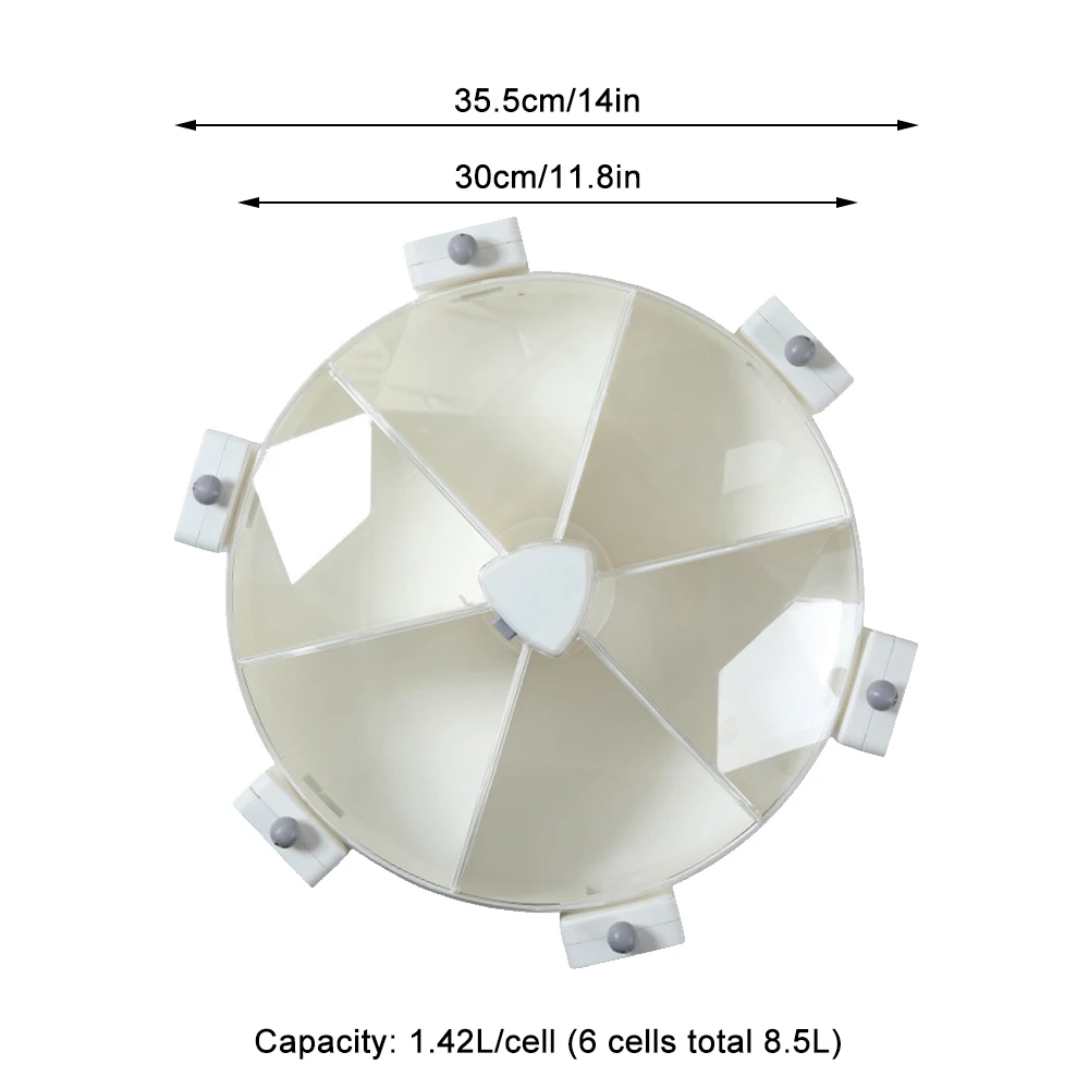8.5L Rotate Storage Containers Cereals Dry Food Rice Dispenser Food Grain Storage Container Plastic Storage Container
8.5L Rotate Storage Containers Cereals Dry Food Rice Dispenser Food Grain Storage Container Plastic Storage Container