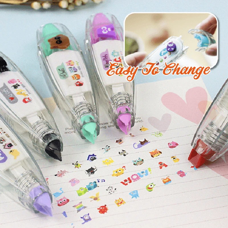 Cartoon Floral Sticker Tape Pen Funny Kids Stationery Notebook Diary Decoration Tapes Label Sticker Paper Decor for Kids GDeals
Cartoon Floral Sticker Tape Pen Funny Kids Stationery Notebook Diary Decoration Tapes Label Sticker Paper Decor for Kids GDeals