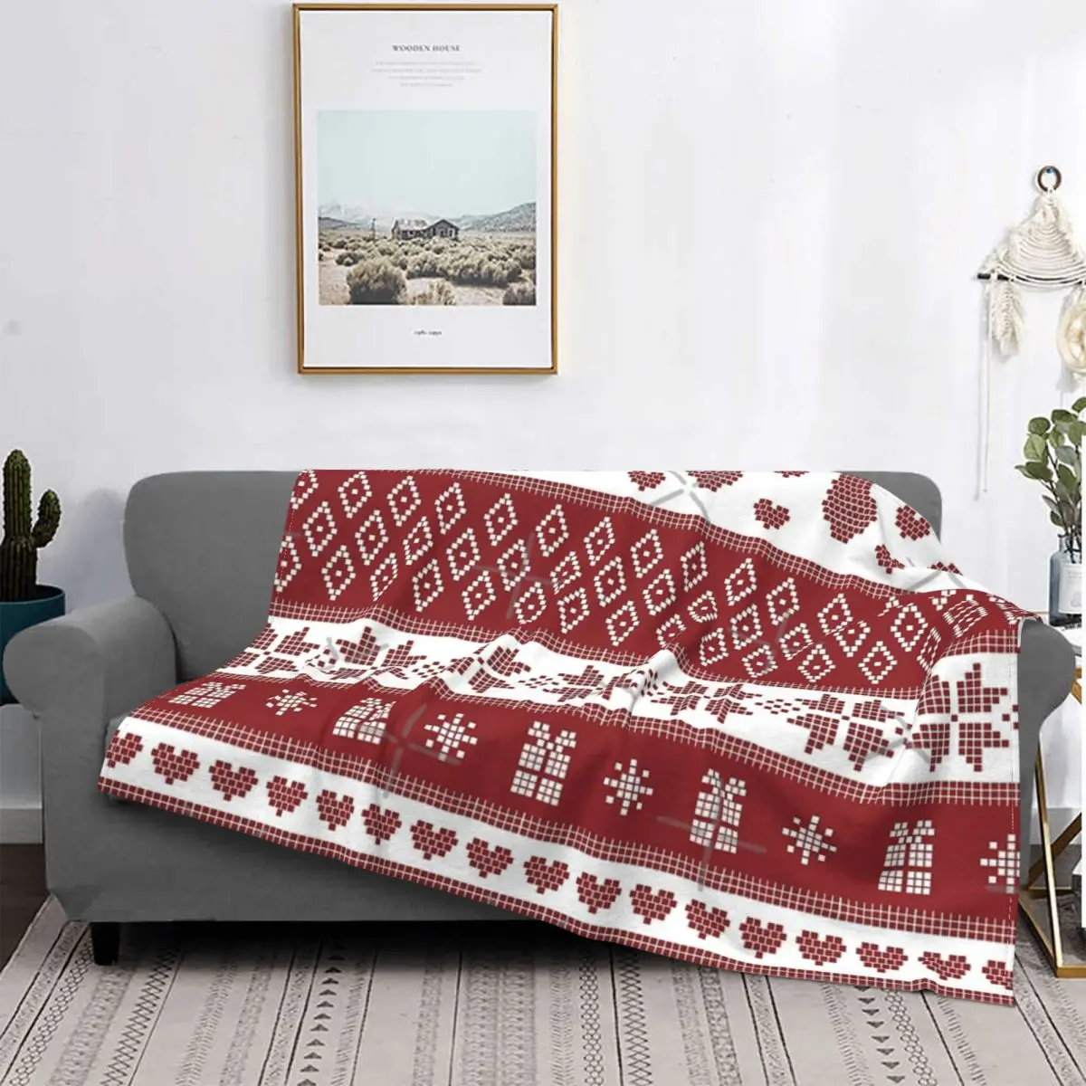 Red Winter Nordic Snowflake Deer Blanket Bedspread Bed Plaid Plaid Muslin Plaid Muslin Blanket Plaid On The Sofa
Red Winter Nordic Snowflake Deer Blanket Bedspread Bed Plaid Plaid Muslin Plaid Muslin Blanket Plaid On The Sofa