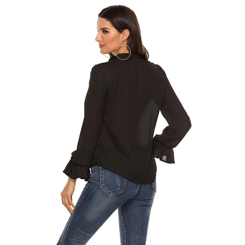 Elegant Bow Tie Women Shirt Spring Autumn Ladies Solid Long Sleeve Chiffon Shirts Casual Blouses Vintage Tops Blusas
Elegant Bow Tie Women Shirt Spring Autumn Ladies Solid Long Sleeve Chiffon Shirts Casual Blouses Vintage Tops Blusas
