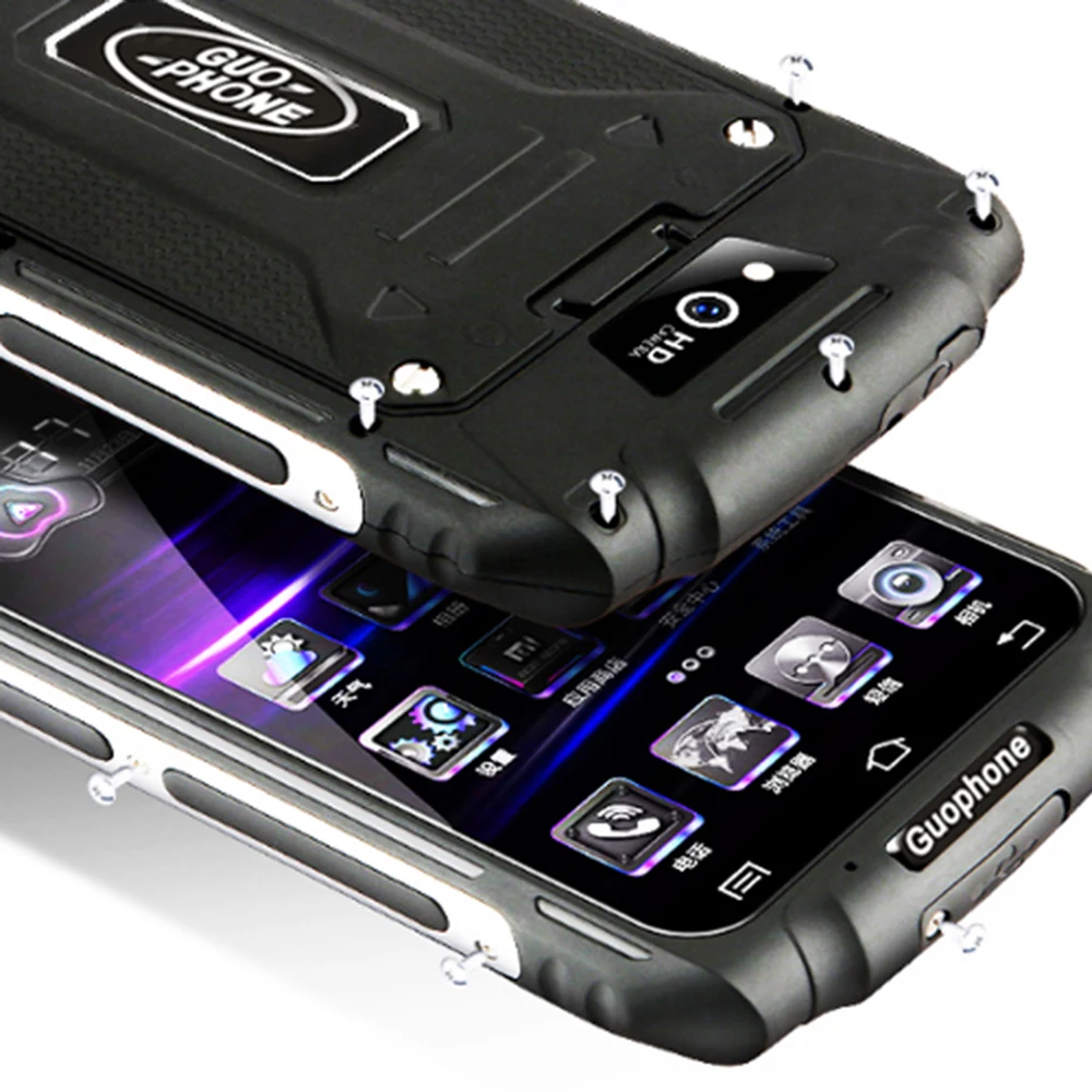 Original GUOPHONE X2 IP67 Waterproof Smartphone 1280*720 5.0" MTK6737 Quad Core RAM 2GB ROM 16GB 5500Ah 4G LTE 8MP Mobile Phone
Original GUOPHONE X2 IP67 Waterproof Smartphone 1280*720 5.0" MTK6737 Quad Core RAM 2GB ROM 16GB 5500Ah 4G LTE 8MP Mobile Phone