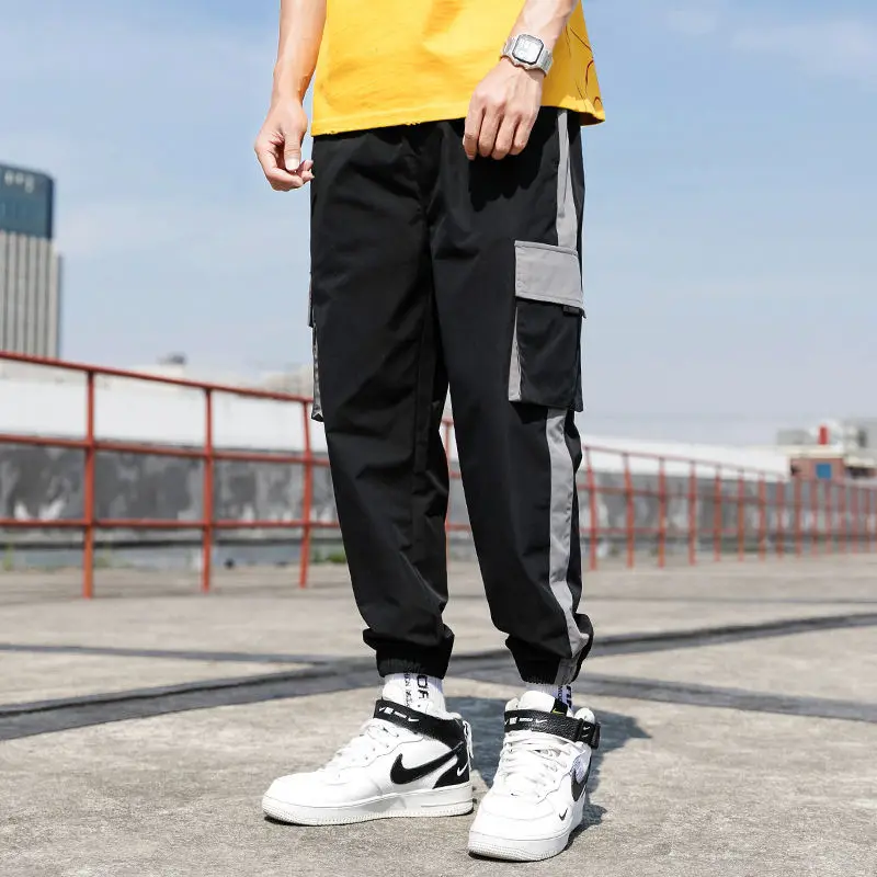 Cargo Pants Men Loose Sports Summer Thin Men Pants Korean-Style Beam Feet Casual Men Sweatpants
Cargo Pants Men Loose Sports Summer Thin Men Pants Korean-Style Beam Feet Casual Men Sweatpants