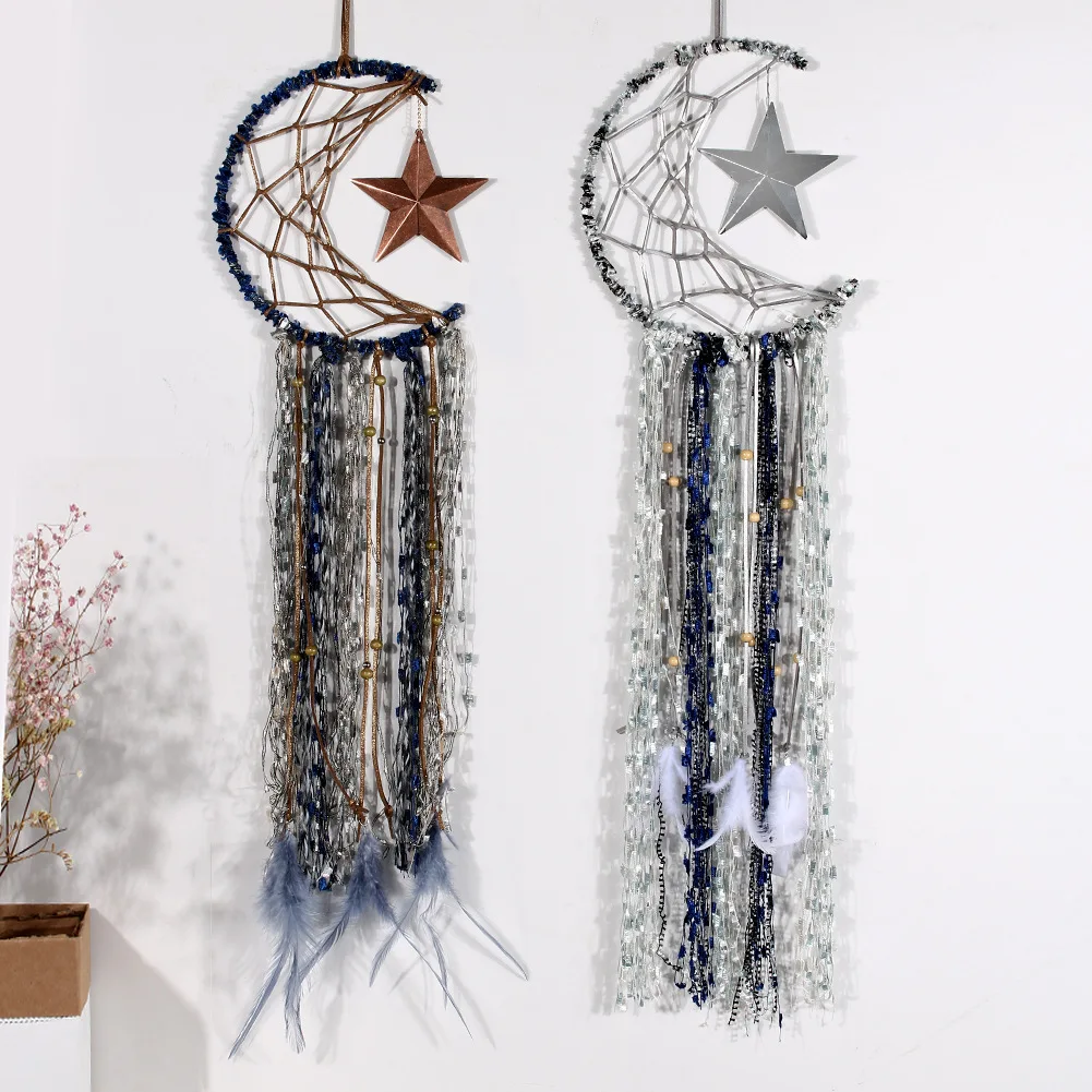 Ramadan Decoration Star Moon Dream Catcher Feather Ornaments Eid Mubarak Decor for Home Islam Muslim Party Supplies Eid Gifts
Ramadan Decoration Star Moon Dream Catcher Feather Ornaments Eid Mubarak Decor for Home Islam Muslim Party Supplies Eid Gifts