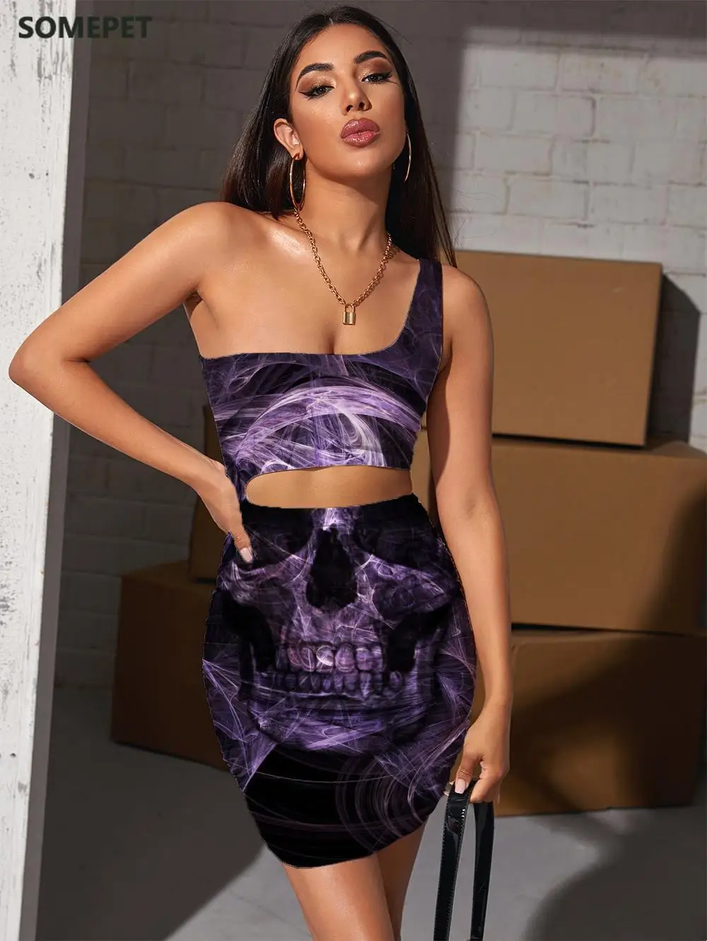 Женское платье с 3D-принтом, в стиле Харадзюку
Женское платье с 3D-принтом, в стиле Харадзюку