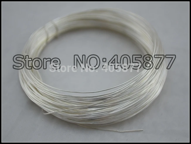 4N 0.3MM Diameter Pure silver wire 100% Pure Silver Signal Wire Cable Dia 0.3mm For DIY Bare wire
4N 0.3MM Diameter Pure silver wire 100% Pure Silver Signal Wire Cable Dia 0.3mm For DIY Bare wire