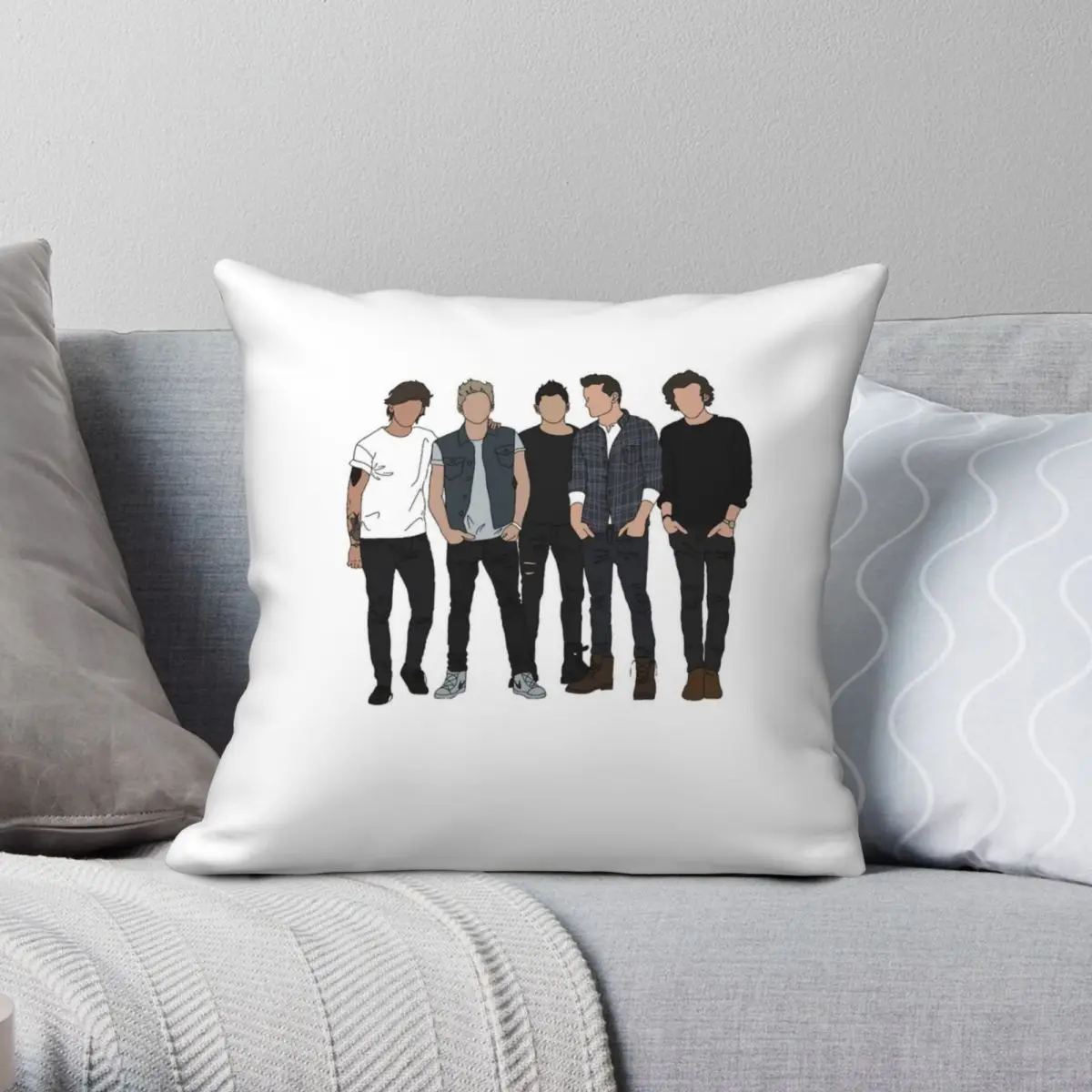 ONE DIRECTION Pillowcase Polyester Linen Velvet Printed Zip Decor Pillow Case Room Cushion Cover 18"
ONE DIRECTION Pillowcase Polyester Linen Velvet Printed Zip Decor Pillow Case Room Cushion Cover 18"