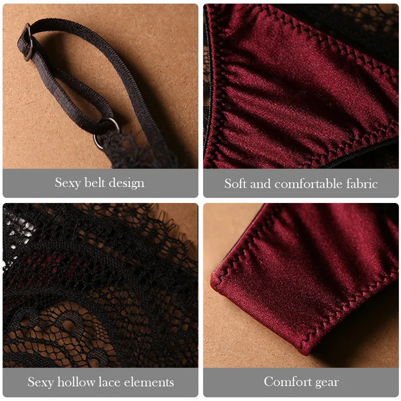 G-String Panties Lace Women Underwear Rose Transparent Panties Ladies Underpant Low Waist Thong Sexy Lingerie For Women
G-String Panties Lace Women Underwear Rose Transparent Panties Ladies Underpant Low Waist Thong Sexy Lingerie For Women