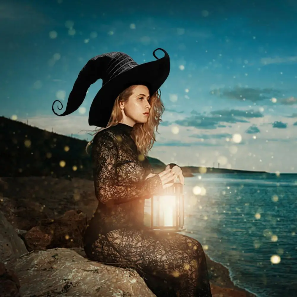 Halloween Witch Hat Classic Adult Womens Black Witch Hat For Halloween Role-playing Fancy Dresscarnival Costume Party Accessory
Halloween Witch Hat Classic Adult Womens Black Witch Hat For Halloween Role-playing Fancy Dresscarnival Costume Party Accessory