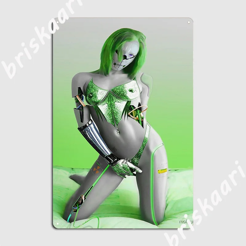 Sexy Green Cyborg Metal Sign Living Room Designing Wall Plaque Cinema Kitchen Tin sign Posters 
Sexy Green Cyborg Metal Sign Living Room Designing Wall Plaque Cinema Kitchen Tin sign Posters