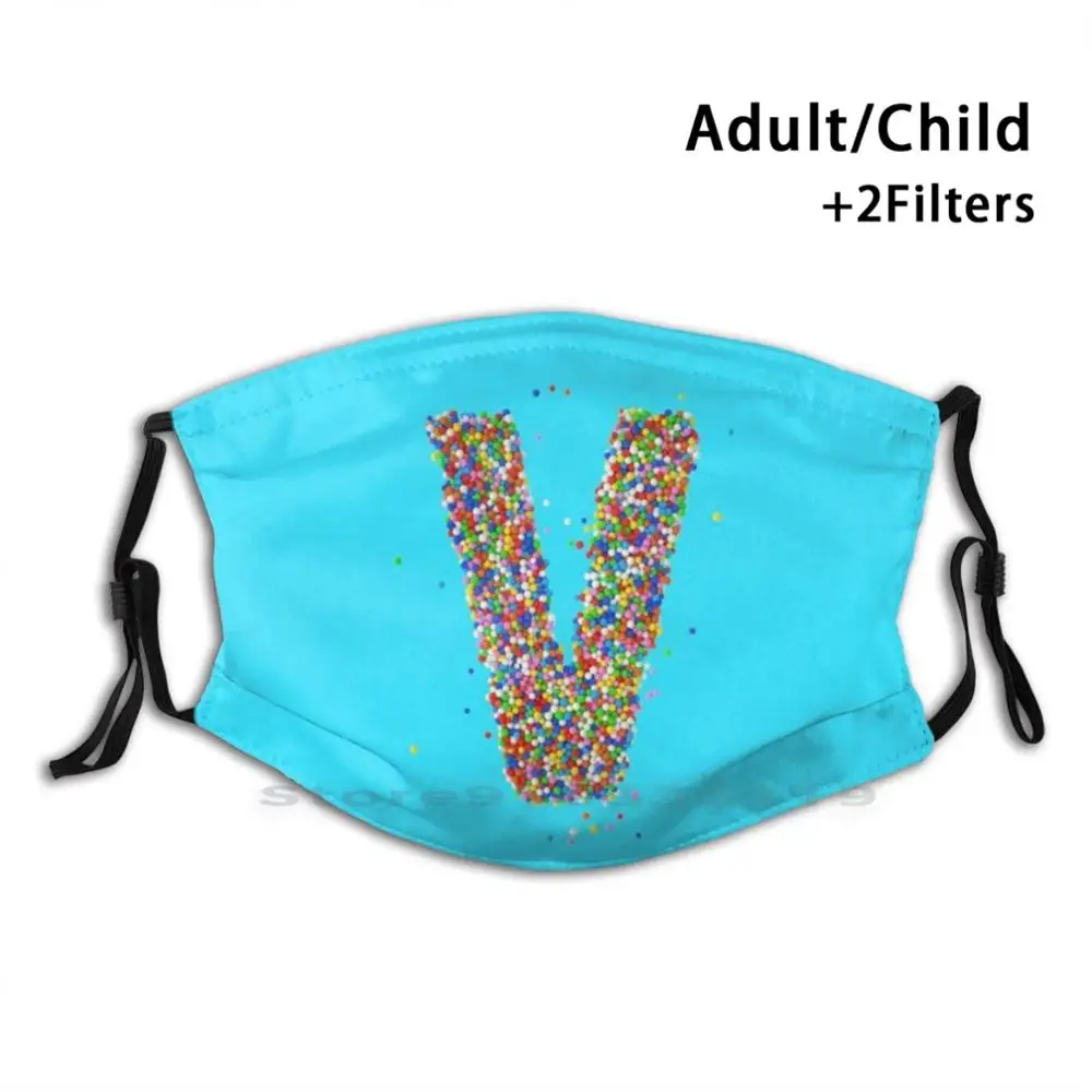 Sprinkly V Print Reusable Pm2.5 Filter DIY Mouth Mask Kids Sprinkles Name Naming Letter Lettering Monogram Calligraphy V Name
Sprinkly V Print Reusable Pm2.5 Filter DIY Mouth Mask Kids Sprinkles Name Naming Letter Lettering Monogram Calligraphy V Name