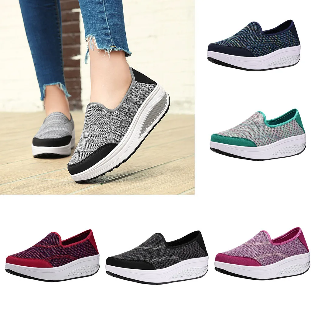 Summer New Women Air Mesh Casual Shoes Ladies Breathable Lightweight Slip on Flat Bottom Non-Slip Woven Shoes Sandalias
Summer New Women Air Mesh Casual Shoes Ladies Breathable Lightweight Slip on Flat Bottom Non-Slip Woven Shoes Sandalias