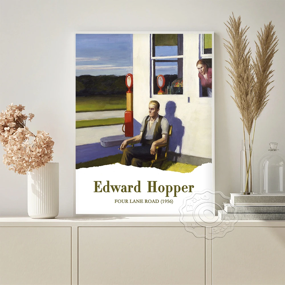 Edward Hopper Exhibition Museum Poster Four Lane Road Retro Art Prints Wall Picture Lounge Office Studio Canvas Painting Decor
Edward Hopper Exhibition Museum Poster Four Lane Road Retro Art Prints Wall Picture Lounge Office Studio Canvas Painting Decor