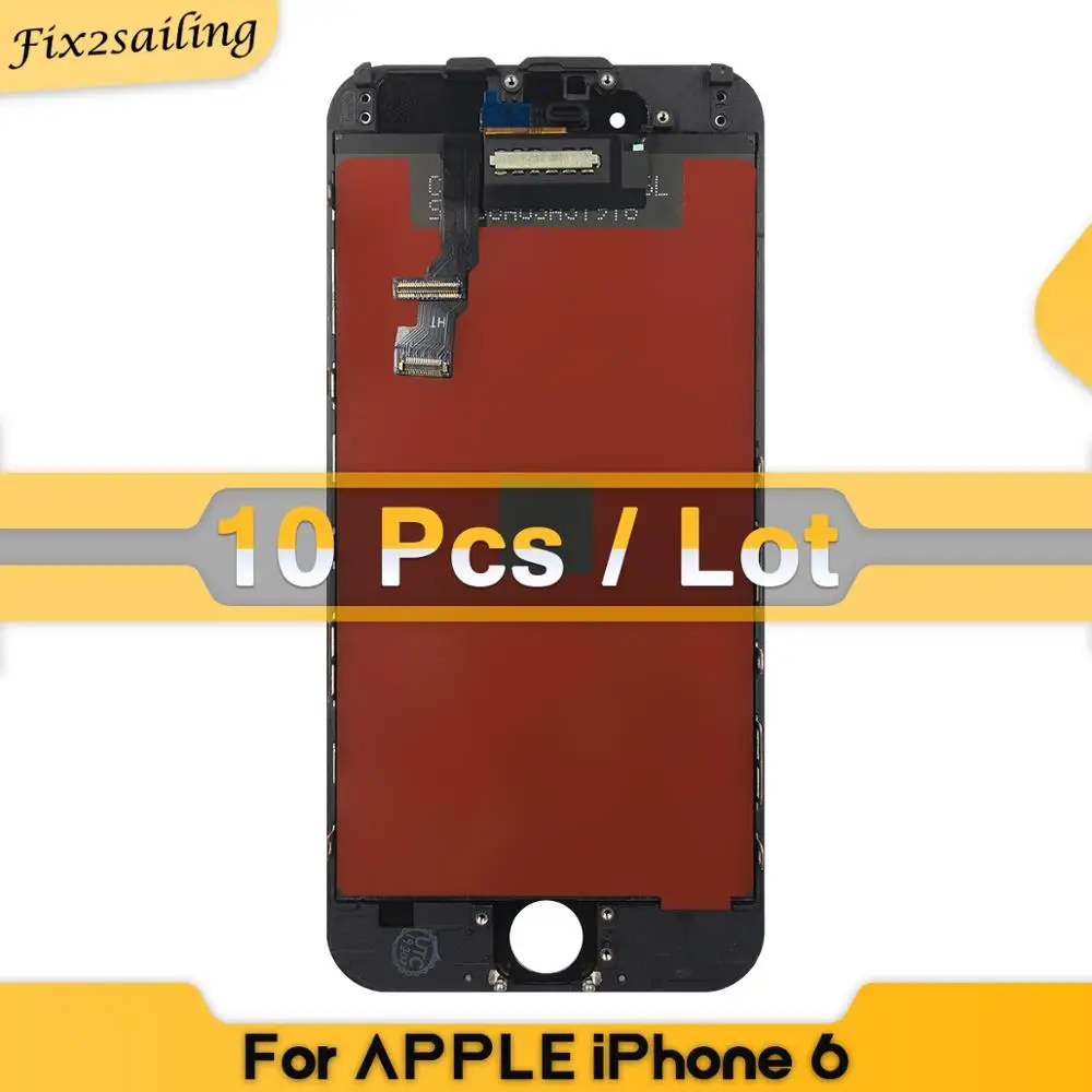 ЖК-дисплей для iPhone 6 сенсорный экран с дигитайзером в сборе качество AAA 100% 10 шт./лот