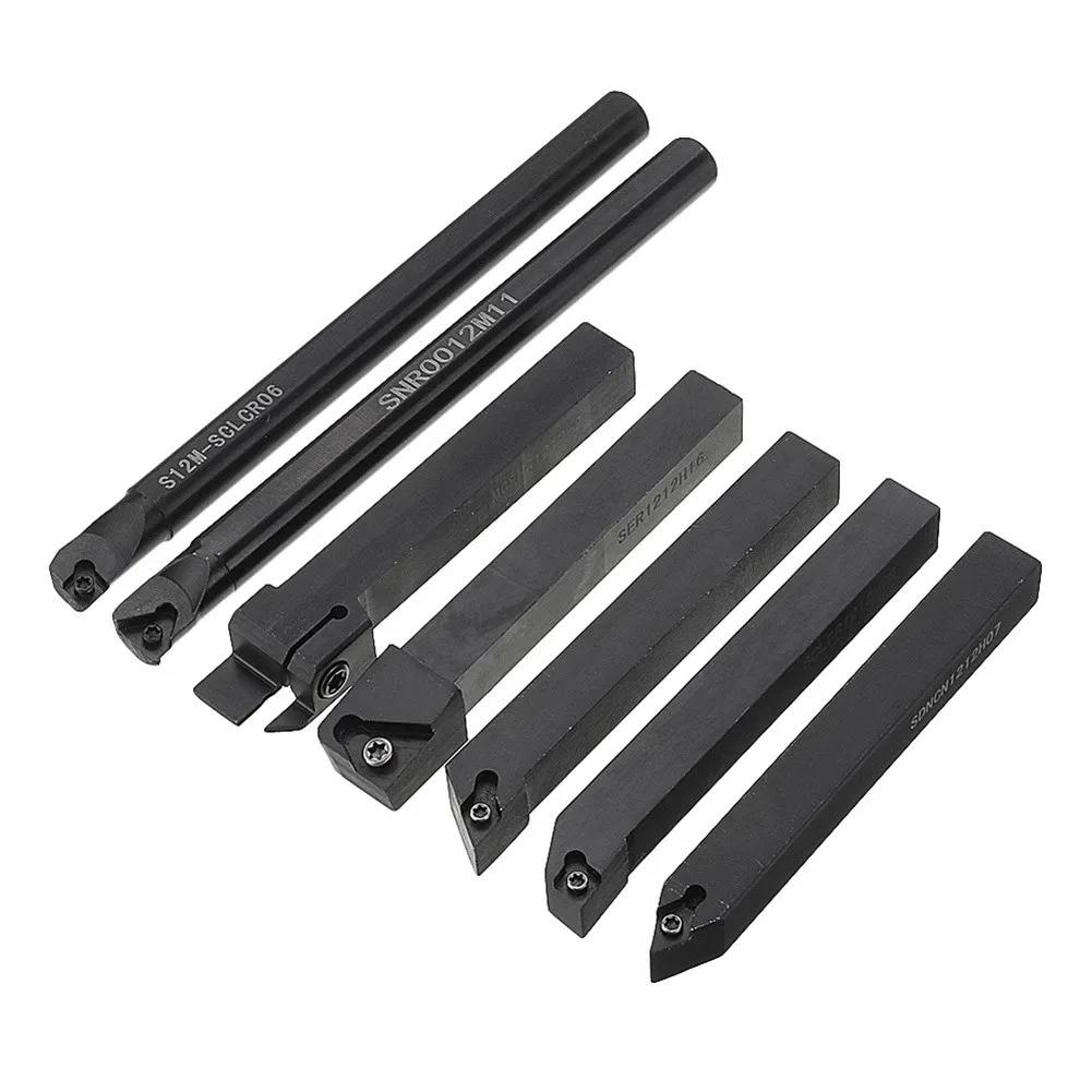 21pcs/set Turning Tool Holders T8 Wrenches Inserts 12mm Shank 45HRC Lathe Boring Bar Carbide SNR0012M11 CCMT060204
21pcs/set Turning Tool Holders T8 Wrenches Inserts 12mm Shank 45HRC Lathe Boring Bar Carbide SNR0012M11 CCMT060204