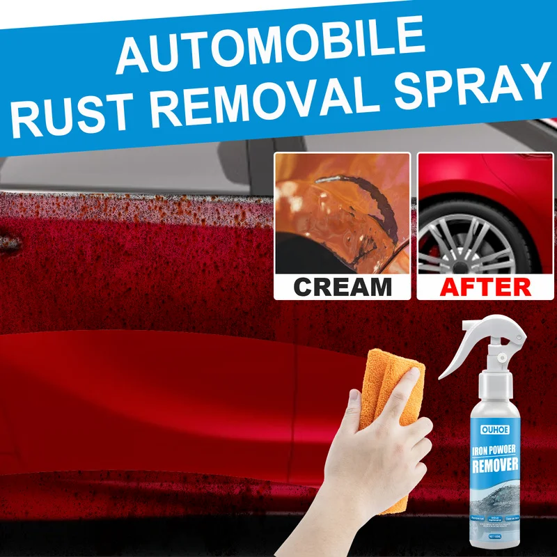 30ml/100ml Car Rust Remover Spray Auto Maintenance Iron Powder Remover Wheel Tyres Anti-rust Agent Cleaner Car Accessories
30ml/100ml Car Rust Remover Spray Auto Maintenance Iron Powder Remover Wheel Tyres Anti-rust Agent Cleaner Car Accessories
