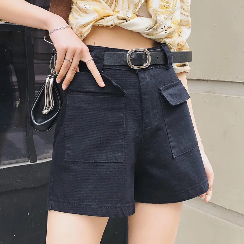 Women Denim Shorts Casual Wind Streetwear Clothes Summer Loose Wide Leg Multi Bag Fashion Sexy New Style Women's Shorts 2021
Women Denim Shorts Casual Wind Streetwear Clothes Summer Loose Wide Leg Multi Bag Fashion Sexy New Style Women's Shorts 2021