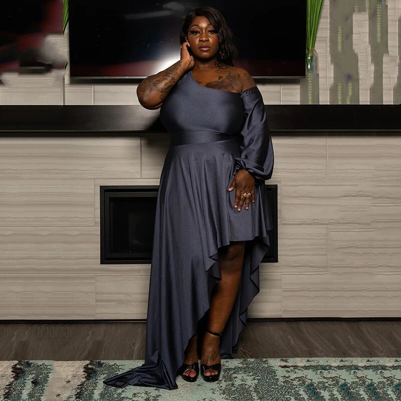 Party Dress Women Elegant Vintage One Shoulder Dress Dropshipping Irregular Hem Long Sleeve Sexy Plus Size Dresses Wholesale
Party Dress Women Elegant Vintage One Shoulder Dress Dropshipping Irregular Hem Long Sleeve Sexy Plus Size Dresses Wholesale
